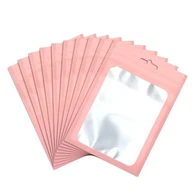 3-شفاف کھڑکی کے ساتھ سائیڈ سیل پاؤچز